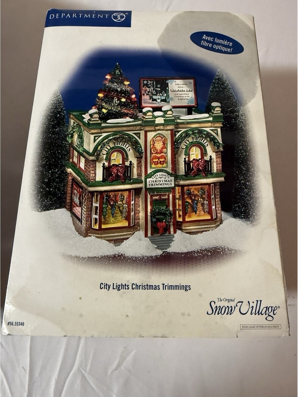 Department 56 Snow Village - City Lights Christmas Trimmings (Read)